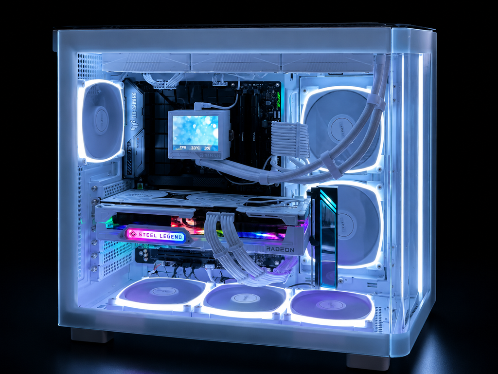OMG Apex Gaming PC | Ryzen 7 9800X3D | Radeon RX 9070 XT 16GB | 32GB DDR5 | 2TB